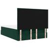 Enjoy a restful night s sleep with this Ottoman bed with mattress in dark green 140 x 190 cm velvet fabric