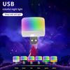 5 шт. RGB светодиодный ночник портативный USB лампа ночник мини светодиодный светильник для мобильного питания ноутбука чтение освещение украшение комнаты