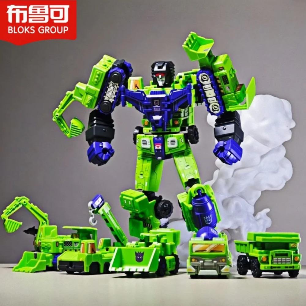 Blokees Devastator Transformers Starry Edition Vol.3 Devastator OPTIMUS PRIME MEGATRON BUMBLEBEE Armored Robot Blind Box Kid Toy