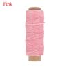 50Meters Durable Flat Hand Stitching Handicraft Leather Waxed Thread Sewing Line Cord