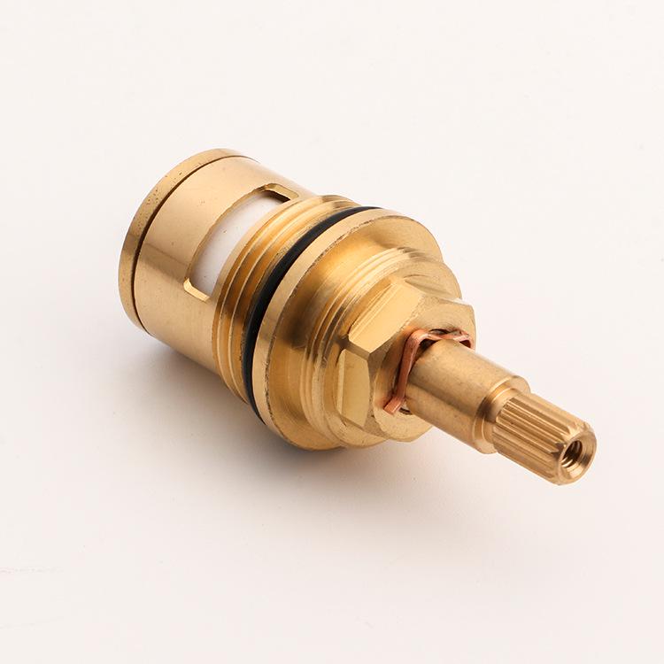 Медный клапан G3/4" с большим расходом для горячей/холодной воды с керамическим диском