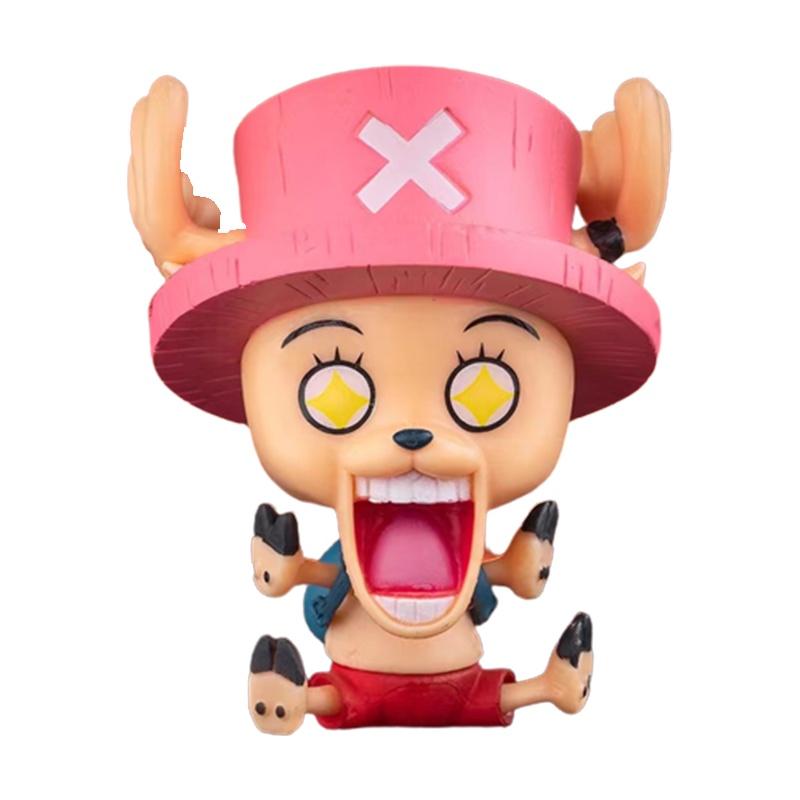 One Piece Луффи Чоппер Боа Хэнкок ПВХ Фигурки Подарок для Детей