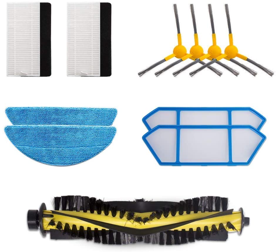 Для робота-пылесоса Mamibot Exvac660/650 Platinum Основная щетка Боковая щетка Фильтр HEPA Салфетка для швабры Запасные части Аксессуары