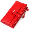 Bright Women's Wallet with Convenient Functionality Made of Genuine Leather CANPELLINI 21895 Red