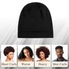 Double Layer Night Sleep Cap Satin Lining Head Wraps Casual Baggy Hat