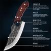 5PCS Professional Kitchen Knife Multipurpose Knife Stainless Steel Boning Knife Set Kitchenware Utility Knife for Cooking Cutting Knife
