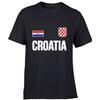 Хорватия Хорватский флаг Hrvatska MMA Kick Boxing UFC Muay Thai Футболка с графическим ретро-винтажным 3D-принтом для мужчин и женщин унисекс с коротким рукавом и круглым вырезом