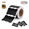 150pcs/roll Blank Chalkboard Labels Removable Sticker for Kitchen Canning Mason Spice Jars Gift Packaging