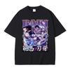 Men Japanese Anime Baki Hanma The Grappler Graphic Print T Shirt Fashion Crew Neck Short Sleeve Plus Size T Shirt Women
