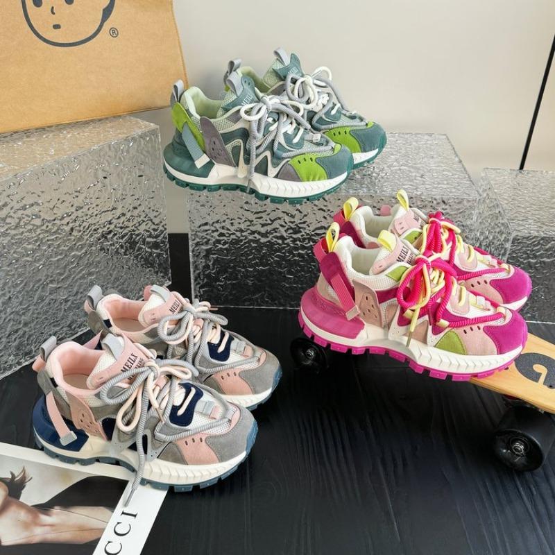 Summer 2024 New Fashion Summer Woman Casual Shoes Sneakers For Woman Platform Shoes Female Lace Up Tennis Designer Shoes