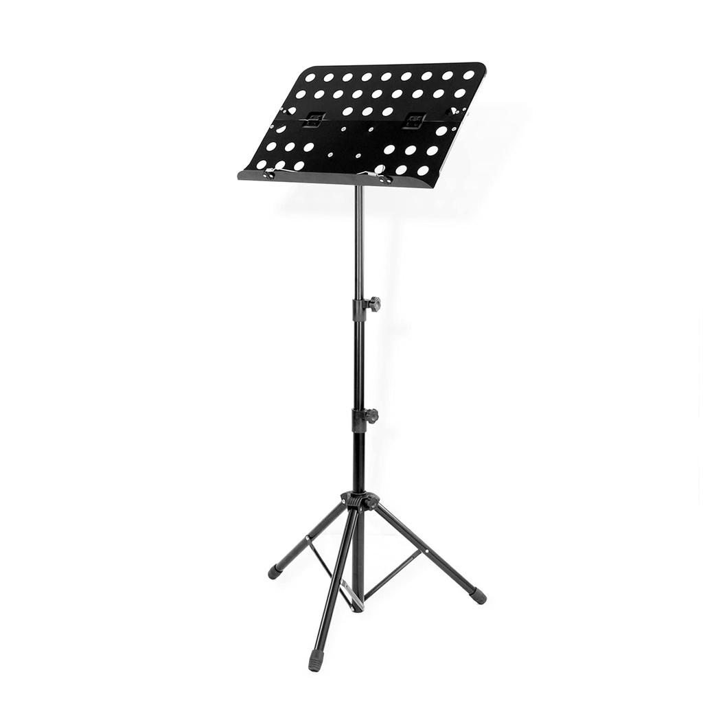 AKOZLIN Folding Music Stand, Adjustable Angle and Height, Music Stand, Music Stand, Music Stand, Height Adjustable from 49cm To 127cm, Projector