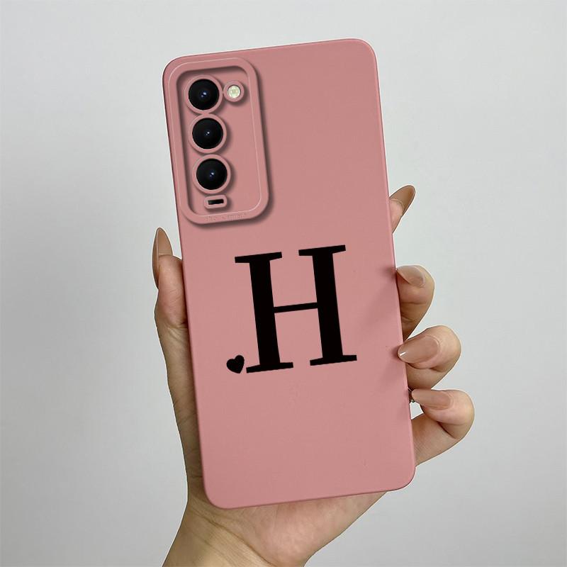 Чехол для Tecno Camon 18 Чехол для телефона Tecno Camon 18P Camon 18T CH6 CH7n Милые Заглавные Буквы Квадратный Силиконовый Ударопрочный Задний Чехол