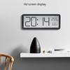 Работающие от батареек большие цифровые настенные часы с дисплеем температуры и даты, легко читаемые для гостиной