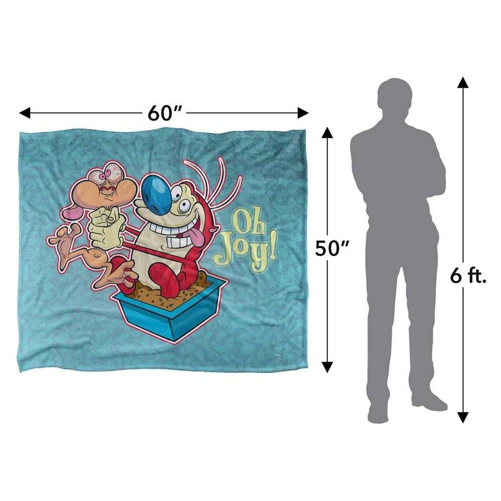 Ren & Stimpy Oh Joy Silky Supersoft Blanket