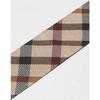 Daks Navy Check Print Silk Scarf Dcsc3f121n2