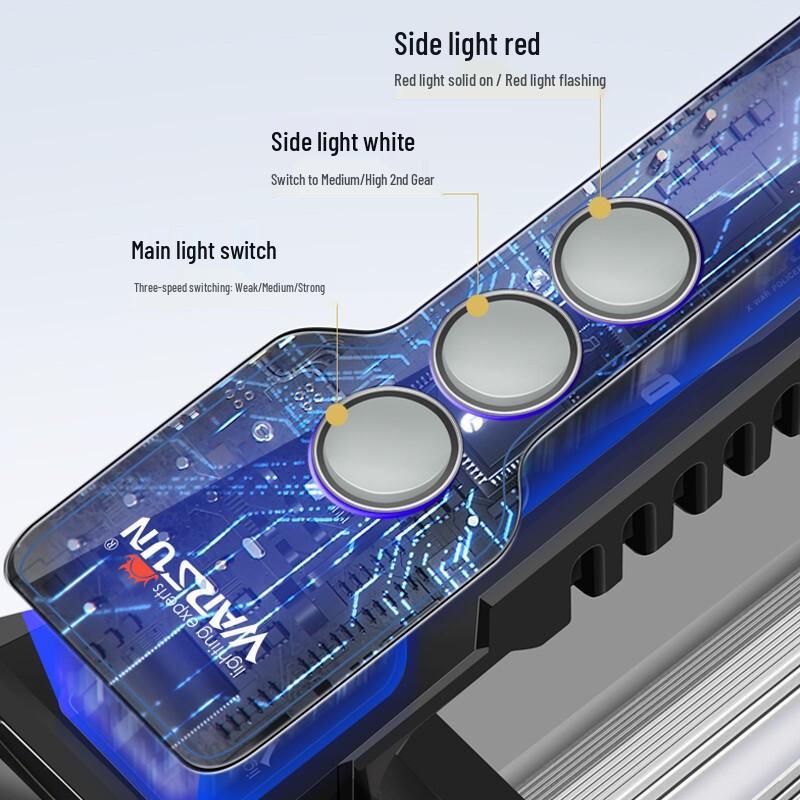WARSUN D498 High-Power Handheld Searchlight