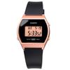 Casio Стандартные цифровые женские часы Casio BOX Overseas Модель Черный x Розовое золото [Casio] LW-204-1A [Товар]