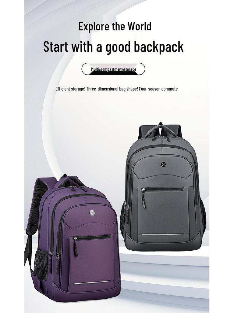 Cross-border Commuting Backpack: Large Capacity, Multifunctional, Water-resistant Laptop Bag for Students