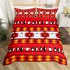 Exotic Horse Duvet Cover Set Queen African Tribal Arrow Western Animal Comforter Cover Microfiber Aztec Farm Animals Bedding Set