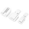 3pcs Stainless Steel Zipper Presser Foot Silver Color Sewing Machine Presser Foot  Home Sewing