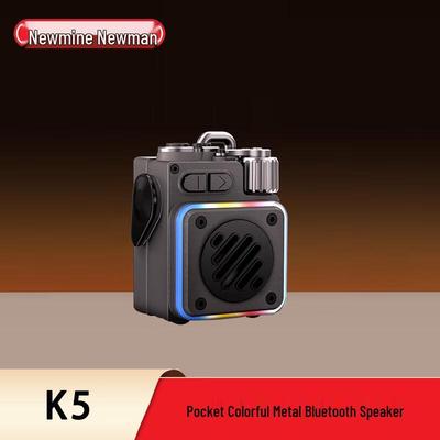 Newmine K5 Цветной Металлический Портативный Bluetooth-динамик Штекер CN (адаптер в комплекте)