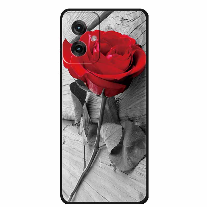 Для Motorola Moto G55 5G Чехол Роскошный ТПУ Мягкий Силикон Задняя Крышка Чехлы для Телефона для MotoG55 Защитный Ударопрочный Цветные Fundas