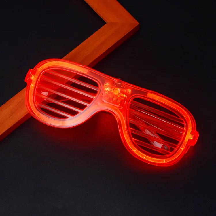 Luminous Light Glasses Bar Party Concert Props Fluorescent LED Glowing Night Party Photo Props Kids Happy Birthday Party Decor