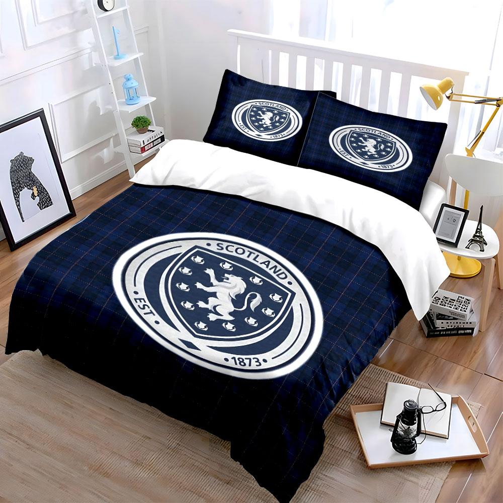 Scotland Lion Crest Bedding Set Bedding Duvet Cover Set Duvet Cover Pillowcases (1 * Duvet Cover 2 * Pillowcases, without duvet insert)