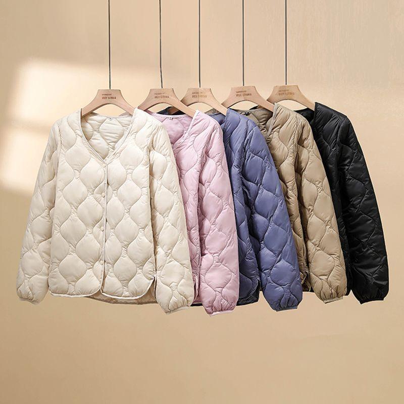 New Arrival! Warm and Lightweight Short Cotton Coat with Removable Lining for Women