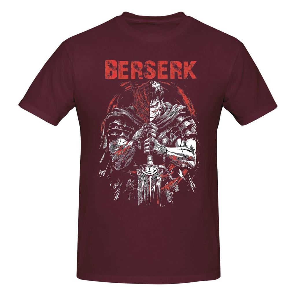 Piece Doom Greatsword Novelty Cotton TShirt BBerserker Anime Tees Tops For Unisex