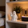 3D-печатное настольное украшение 'Рок-н-ролльный призрак', Панк-мини-фигурка с жестом 'Я люблю тебя', Модный декор для офиса, спальни, Подарок