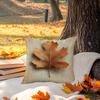 1Pcs Maple Leaves Pillowcase Square Bedroom Cushion Covers Zipper Living Soft Home Comfortable Decor 45X45Cm