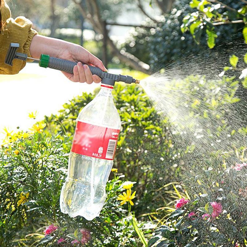 Manual High Pressure Air Pump Sprayer Adjustable Drink Bottle Spray Head Nozzle Garden Watering Tool Sprayer Agriculture Tools