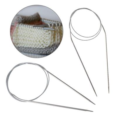 Круглые DIY Поделки Крючок для вязания крючком из нержавеющей стали Спицы для вязания Принадлежности для рукоделия Швейные булавки