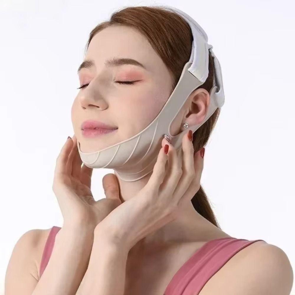 Elastic Silicone Face Slimming Bandage Chin Cheek Lift Face Lift Up Belt  Skin Care