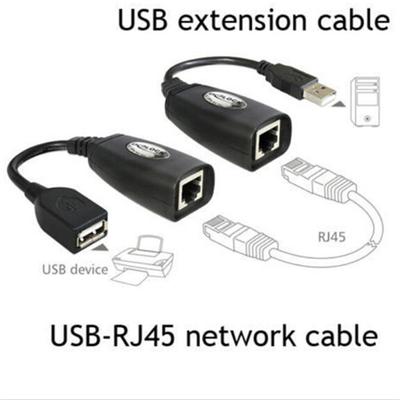 Удлинитель USB-адаптера Ethernet Rj45 Cat5E/6 для кабельной локальной сети с набором повторителей