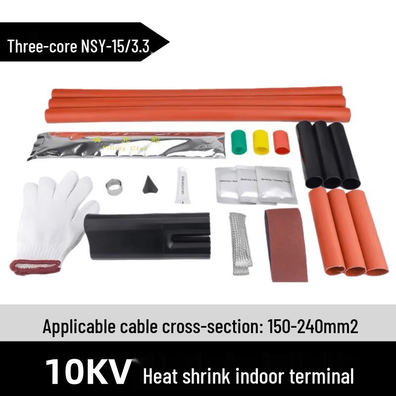 Lühang 10KV Indoor 3-Core Heat Shrink Cable Terminal Joint