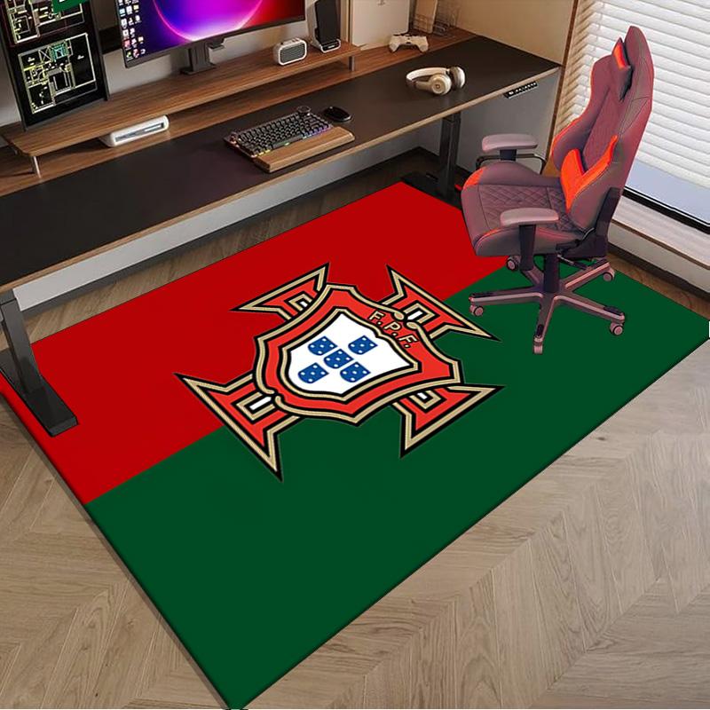 Portugal's National Emblem Area Rug Office rug, Chair Rug, Decor Carpet Livingroom bedroom Mat, Large Size Fan gifts Christmas gifts
