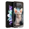 Чехлы Lavaza Sphynx Sphinx Cat для Samsung Galaxy Z Flip 4 5 6 7 3 Z Flip7 Flip6 Flip4 Flip5 Flip3 5G Жесткие Ударопрочные Fundas Cov