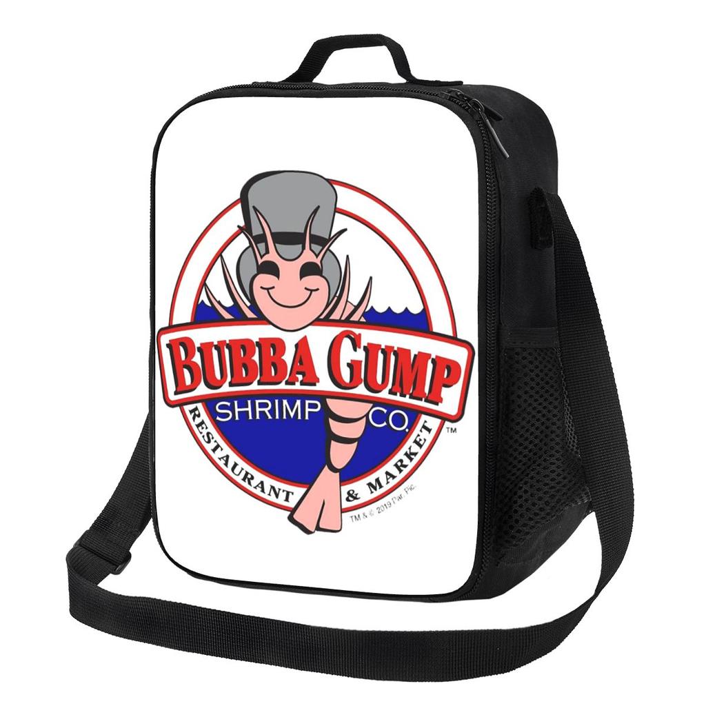 Bubba Gump Forest Shrimp Seafood Lunch Bags Insulated Bento Box Waterproof Lunch Tote Leakproof Picnic Bags Thermal Bag