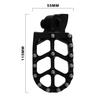 CNC Foot Pegs Footrest Pedals For YAMAHA YZ 85 125 250 YZ250F YZ426F YZ450F WR250F WR400F WR426F WR450F Motorcycles Accessories