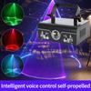 256 Patterns RGB Animation Laser Projector Lamp,DJ Disco Stage Beam Scanner Light For Christmas Birthday Dance Stage Lamp