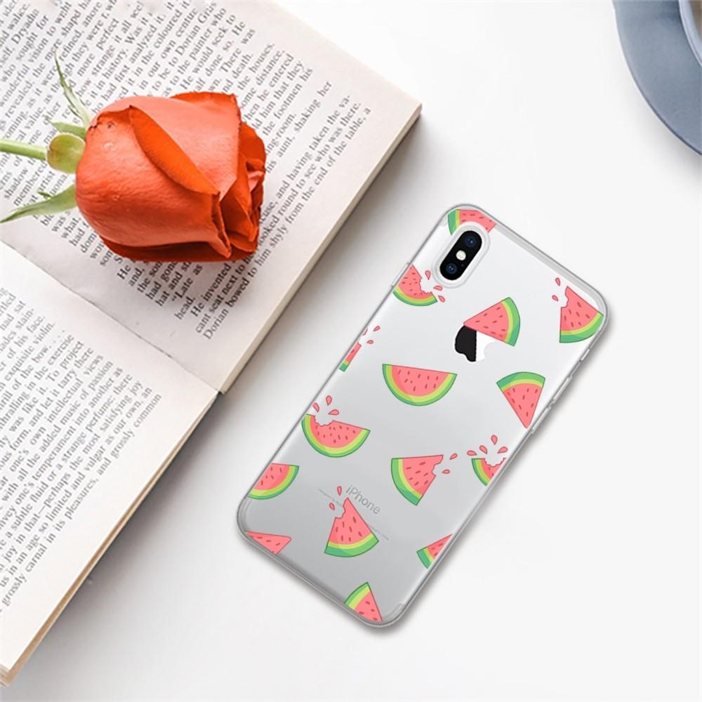 Чехол для телефона с рисунком арбуза для iPhone 16 15 8 7 6 6S Plus X SE XR XS 14 11 12 13 Mini Pro Max Мобильный чехол