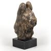 Бриар, Берже де Бри - Статуя собаки, бюст на каменном постаменте, скульптура, трофей для выставки собак от бренда Art-Dog