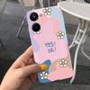 Для Realme 10 2022 Милый Чехол из Желеобразного Силикона с Рисунком Для Realme10 RMX3630 Чехол Realme 10 4G Мягкие ТПУ Чехлы для Телефона