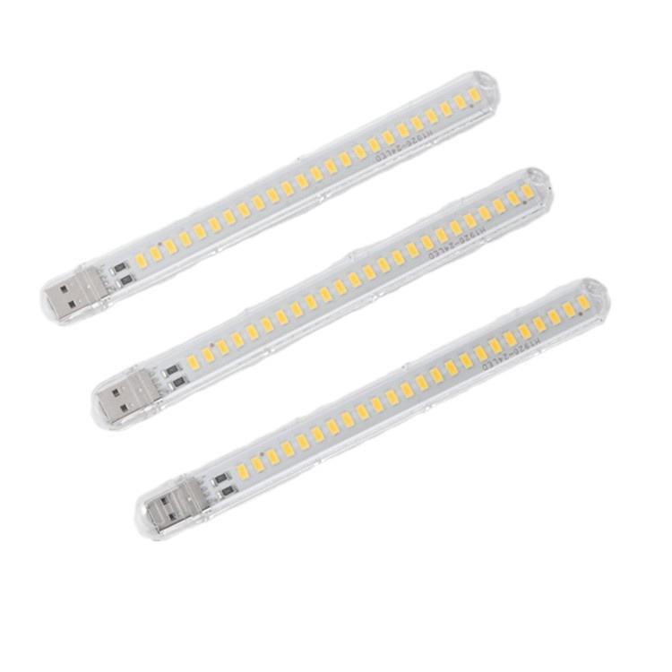 Тонкие и портативные USB светодиодные лампы для чтения, 2 шт. с диодами SMD 5630/5730, варианты теплого и белого света