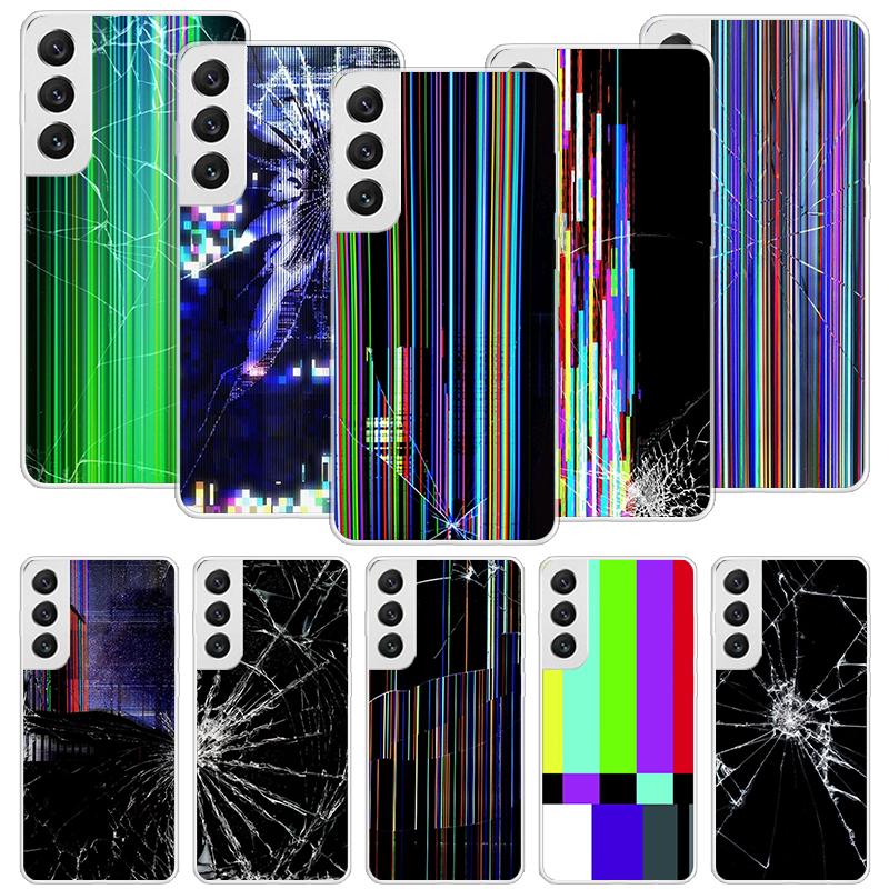 Чехол для телефона с разбитым экраном для Samsung Galaxy S26 S25 Edge S24 S23 FE S22 Ultra S21 Plus S20 + Fundas Cover Coque Galaxy S25