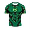 Summer Latest # Green Lantern #   Breathable Speed Drying Children's Fitness Running Sports T-shirt Kids