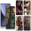 Sexy Sleeve Tattoo Girl Black Phone Case For Xiaomi Mi 9 SE 8 10 10T 11 12 13 Lite 9T 11T 12S 12T 13T 14 Pro 5G NE 11i 12X
