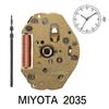 Часы Miyota Super 2035 Japan Quartz Movement Golden 2035 Three-Arch-Watch - Прочные металлические шестерни Лучшая цена и производительность